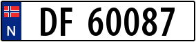 Truck License Plate
